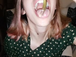 AlifieKush - Skinny Teen Licks Lolipop and Gummybears Vore  - blowjob - amateur porn amateur teen sister-7