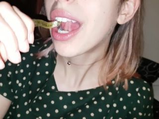 AlifieKush - Skinny Teen Licks Lolipop and Gummybears Vore  - blowjob - amateur porn amateur teen sister-8