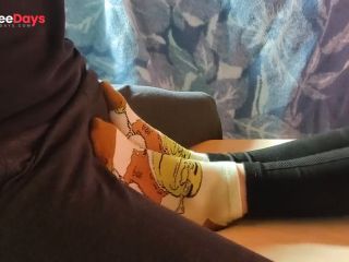 [GetFreeDays.com] Giving sockjob and he cums on my socks Adult Clip April 2023-0