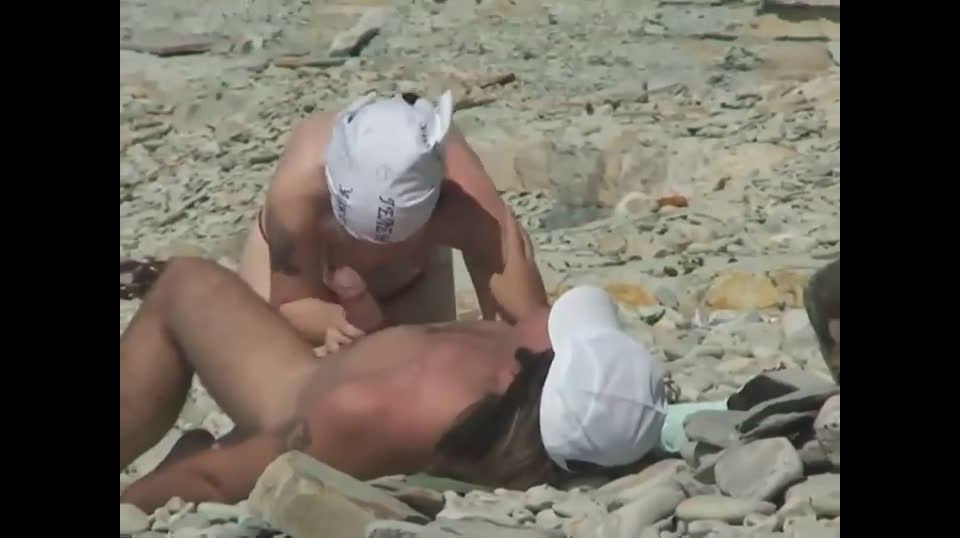 Horny people on the beach having fun  720