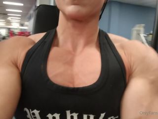 MuscleGeisha () Musclegeisha - chest pump from thursday dont you love how it moves living muscle 07-11-2020-0
