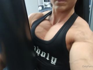 MuscleGeisha () Musclegeisha - chest pump from thursday dont you love how it moves living muscle 07-11-2020-5