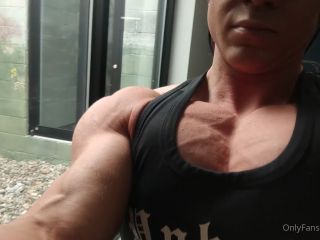 MuscleGeisha () Musclegeisha - chest pump from thursday dont you love how it moves living muscle 07-11-2020-8