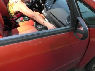 Yummy Couple Cute Hitchhiker has to Fuck me and Cum on my Tits for the Ride - MILF Cum - 1080p-1