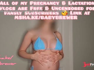 [GetFreeDays.com] Sexy MILF Pregnancy and Lactation Vlog - One of MANY Weekly Video Updates with Titty Milk on Fansly Porn Leak May 2023-1