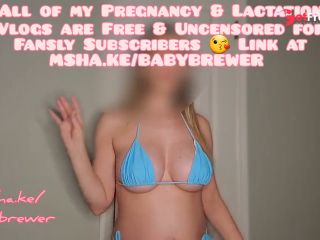 [GetFreeDays.com] Sexy MILF Pregnancy and Lactation Vlog - One of MANY Weekly Video Updates with Titty Milk on Fansly Porn Leak May 2023-2