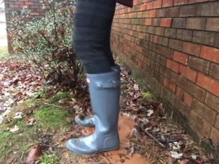 porn clip 6 Hunter Rain Boots Wellies - boots - femdom porn plastic fetish-1