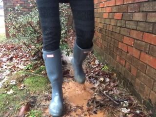 porn clip 6 Hunter Rain Boots Wellies - boots - femdom porn plastic fetish-3