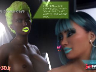 [GetFreeDays.com] Futa3dX - Horny Blue Hair Bitch Wants To Suck On Futa Cock Porn Clip April 2023-7