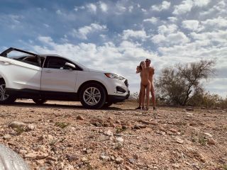 Almost Caught Having Rough Sex In The Desert Next To The Road 1080p-4