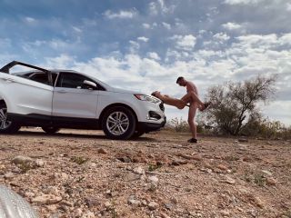 Almost Caught Having Rough Sex In The Desert Next To The Road 1080p-9