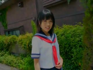 Imto no Hadaka lovely Asian teen in school uniform exposed Asian!-0