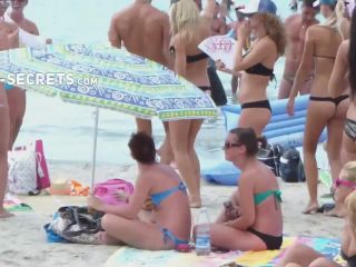 Club promoters dancing on beach-9