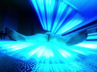 Sexy BBW Playing Public Tanning Bed bbw SexyNEBBW-4