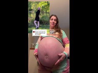 Brookesobasic, Renae W - NN Monster Bump Pregnant Compilation - Non nude-7