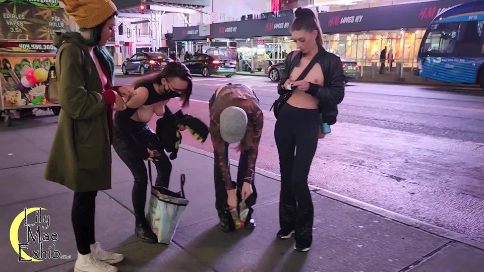 online adult video 39 LilyMaeExhib – A Night in Times Square - exposed - fetish porn 