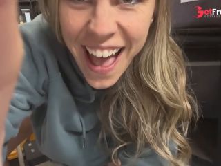 [GetFreeDays.com] Hot Blonde MILF Fingering Herself at Work in the Warehouse, Porn Clip January 2023-4