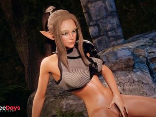 [GetFreeDays.com] The elf girl masturbates in the forest, enticing me Sex Leak May 2023-4