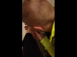 Feet slave pedicure on face!-8