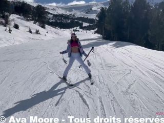 video 23 Ava Moore – Surprised by Skiers Trying to Dildo My Ass, milf's big ass on masturbation porn -0