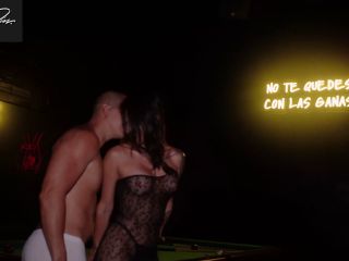 REAL AMATEUR FUCK ON THE POOL TABLE AT THE SWINGER CLUB ASHLEY SANZ-0