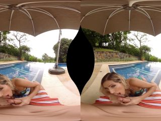 spicy big tits Mia Linz (Wet Pussy / 03.07.2019) [Oculus Rift, Vive, GO, Samsung Gear VR] (MP4 / UltraHD 2K) WankzVR, doggy style on blonde-0