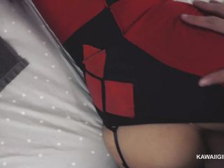 Kawaii girl in Harley Quinn Anal Slut- Anal DBL Cumshot, milf blowjob facial on anal porn -3
