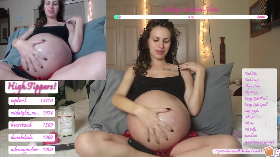 online xxx clip 3 Nessalovesyoumore - Pregnant Camshow 3 , fart fetish porn on solo female 