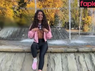 [GetFreeDays.com] Katty shows her tits in a public park. Public flashing Porn Leak May 2023-7