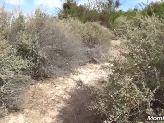 Anal creampie on a  hike-2