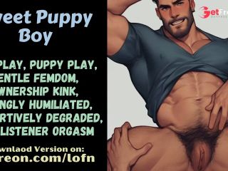 [GetFreeDays.com] F4TM Sweet Puppy Boy Gentle Femdom Vibrator Fdom Speaker Msub Listener Puppy Play RP Porn Video May 2023-4