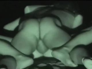 Night vision camera caught this  sex-4