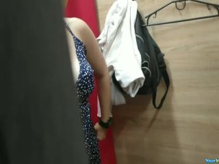 Teen nice tits in dressing room-6