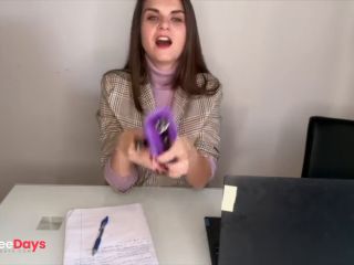 [GetFreeDays.com] Hot Step Mother Seduces Step Son in the office shows him milky nipples and Makes big cock Handjob Adult Stream July 2023-4