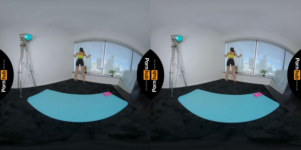 VR 180  Milana Ricci Working Out At Home