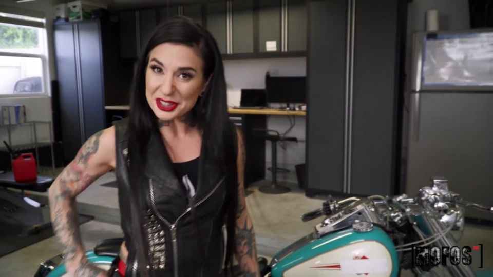 Joanna Angel - Squirting Biker Babe Fucks The Mechanic 03/21/20