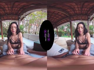 blonde blue eye 3d porn VirtualRealTrans: Hanna Rios - Brazilian Paradise II , vr on 3d-5