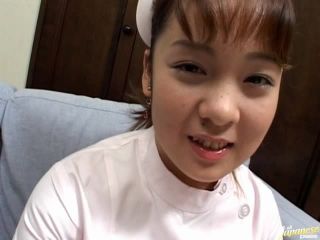 Awesome Uta Komori a nice teen nurse in stocings got fingered and doggy-styled Video Online Asian!-0