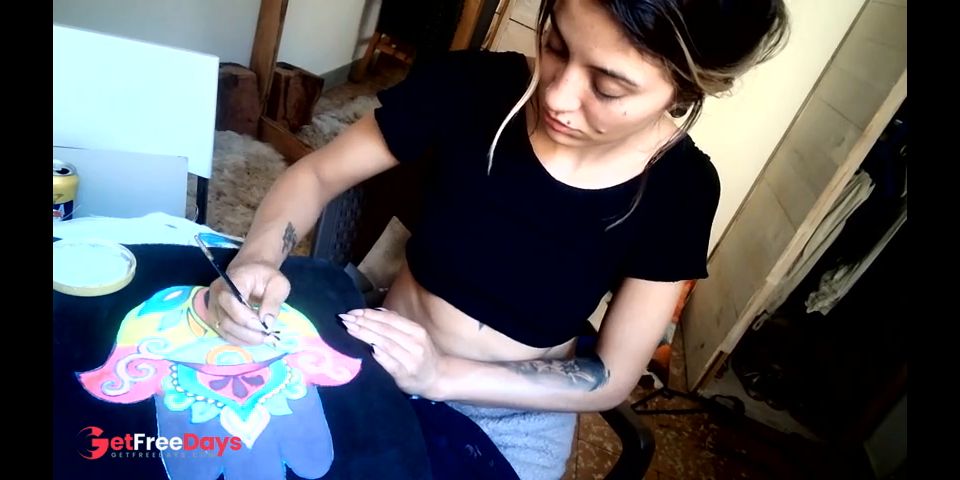 [GetFreeDays.com] chica estudiando cute luxury paint Sex Leak June 2023