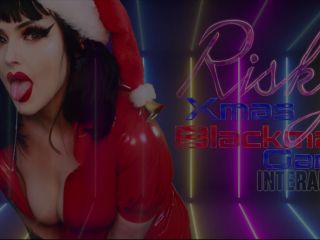 free porn video 21 ebony smoking fetish Empress Poison – Risky Xmas Blackmail Game Interactive, femdom joi on masturbation porn-0