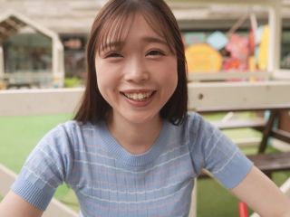 Newcomer! H-cup college girl Miyamoto Satomi with smooth skin AV DEBUT. Cute face but actually a genius at cowgirl position!! ⋆.-0