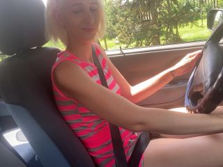 cuteblonde666 HITCHHIKER JOI JERK TO MY HAIRY PUSSY - Role Play-0