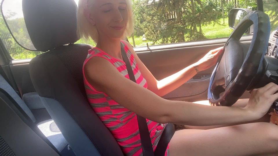 cuteblonde666 HITCHHIKER JOI JERK TO MY HAIRY PUSSY - Role Play
