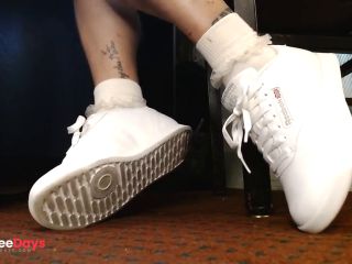 [GetFreeDays.com] White Reebok Princess Sneakers Ruffled Socks Sexy Tease Adult Video November 2022-5