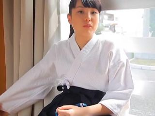 Hatsukoi Ryou Omoi pretty Asian teen in white kimono teen Marin Kato-0