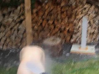 Outdoor Shower - male domination - femdom porn bdsm lesbian fisting squirting-6