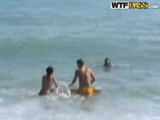 Cashforsextape.com- Nice amateur couple beach fun-6