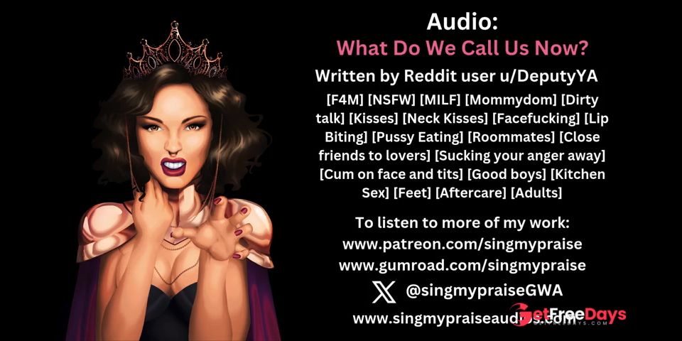 [GetFreeDays.com] What Do We Call Us Now erotic audio for those who love MILFs -Performed by Singmypraise Sex Leak July 2023