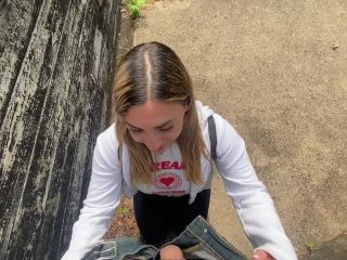 thelexigrey Outdoor Fuck - Public Blowjob-0