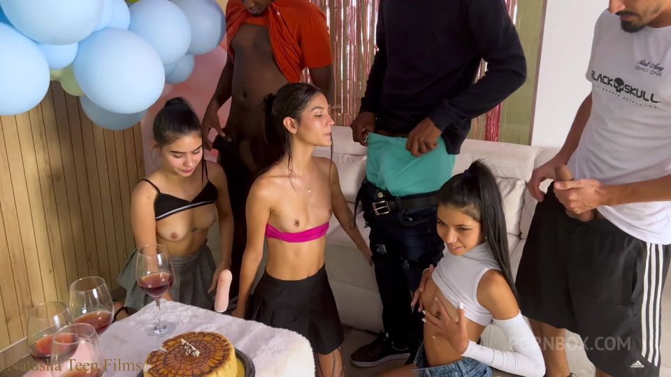 Natasha Teen, Katherin Moore, Jana Red, Miley Kitty - Orgy Anal Party DAP, DP, TAP: Double Vaginal - Groupsex